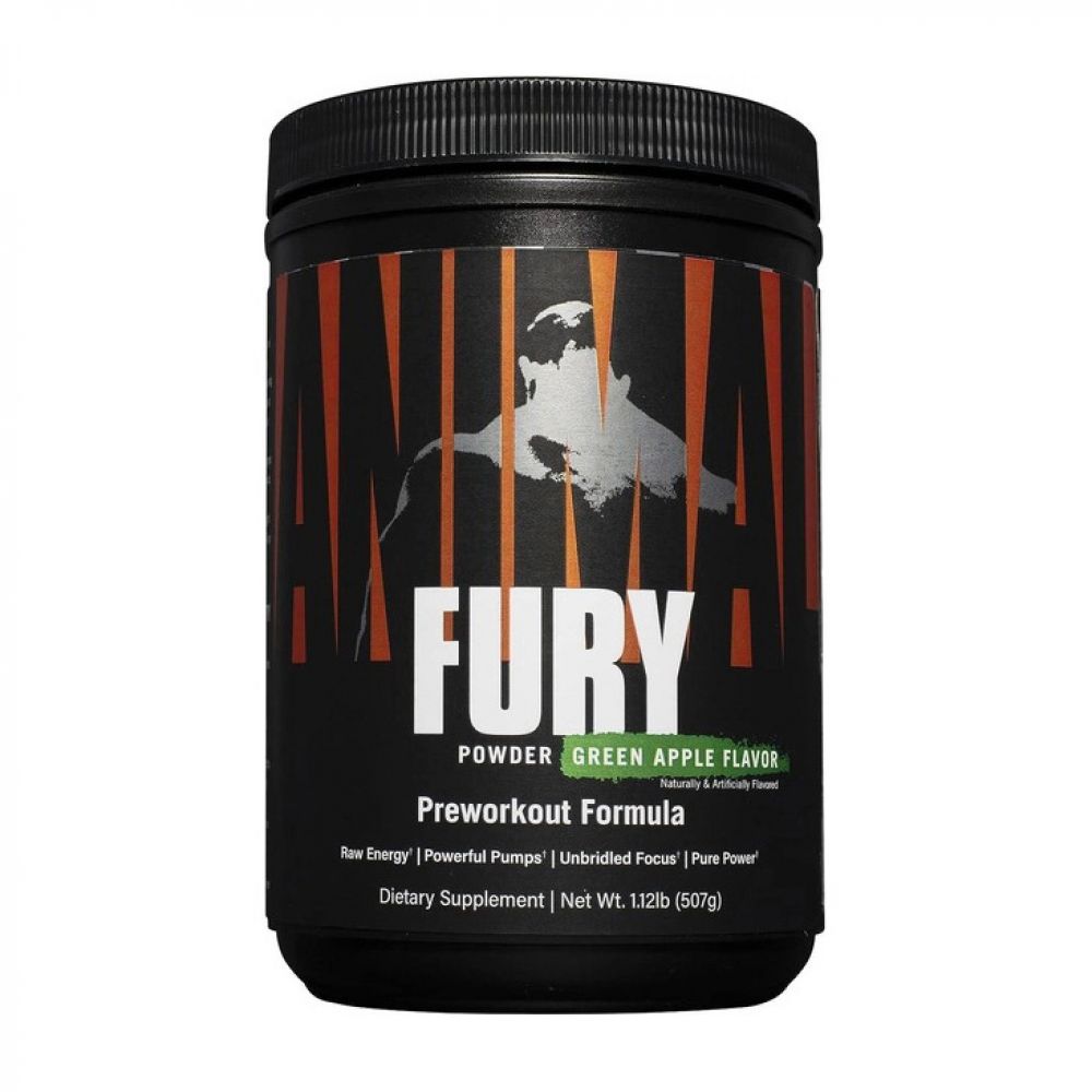 Animal FURY (492 g, blue raspberry)