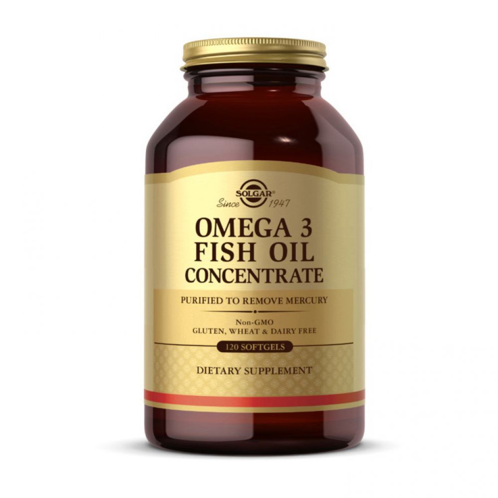 Omega 3 Fish Oil Concentrate (пошкоджена кришка) (120 softgels)