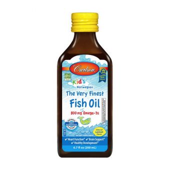 Kid's The Very Finest Fish Oil 800 mg Omega-3s (200 ml, lemon)