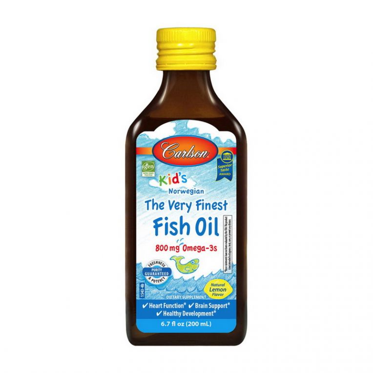 Kid's The Very Finest Fish Oil 800 mg Omega-3s (200 ml, lemon)