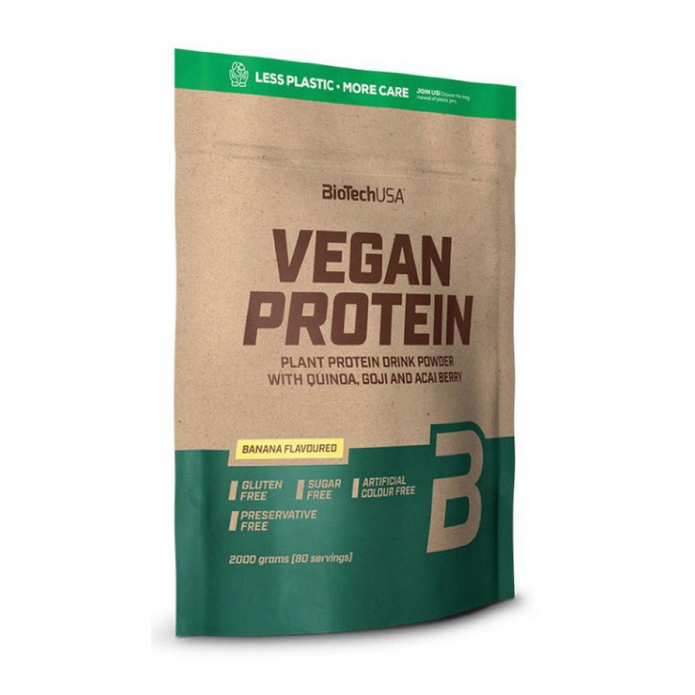 Vegan Protein (порушено цілісність упаковки) (2 kg, banana)