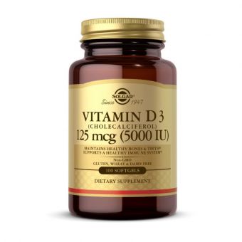 Vitamin D3 5000 IU (термін до 28.09.2024) (100 softgels)