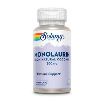 Monolaurin 500 mg (immune system support) (60 veg caps)