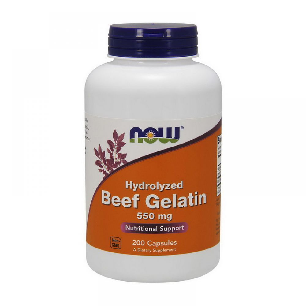 Hydrolyzed Beef Gelatin 550 mg (200 caps)