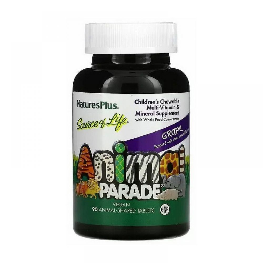 Animal Parade Children's Multi-vitamin & Mineral (90 animal-shaped tabs, grape)