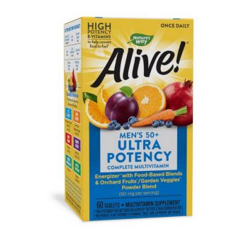 Alive! Men's 50+ Ultra Potency (60 tab)