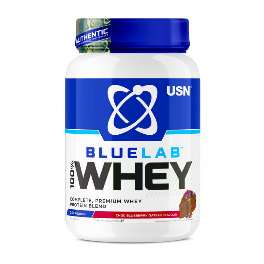 Blue Lab 100% Whey Premium Protein (908 g, chocolate blueberry gateau)