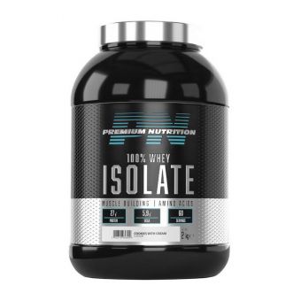 100% Whey Isolate (2 kg, cookies with cream)