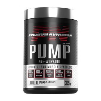 Pump Pre-Workout (385 g, blue raspberry)