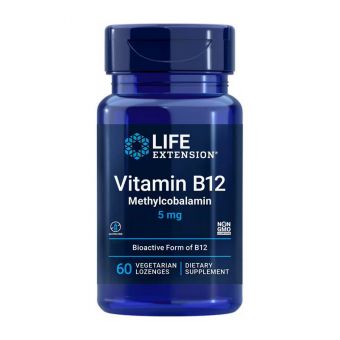 Vitamin B-12 methylcobalamin 5 mg (60 veg lozenges)