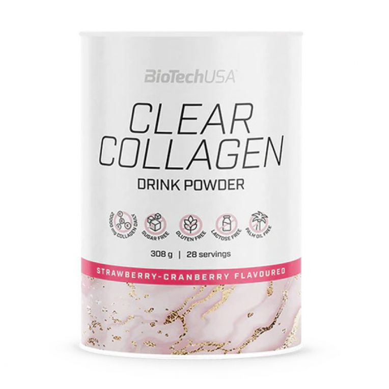 Clear Collagen (350 g, strawberry - cranberry)