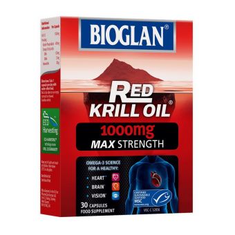 Max Strength Red Krill Oil 1000 mg (30 caps)