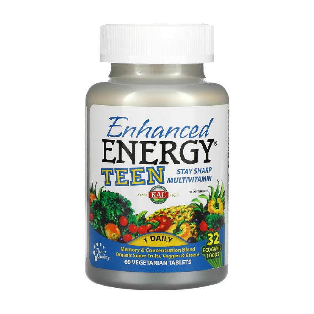 Enchanced Energy Teen Multivitamin (60 veg tab)