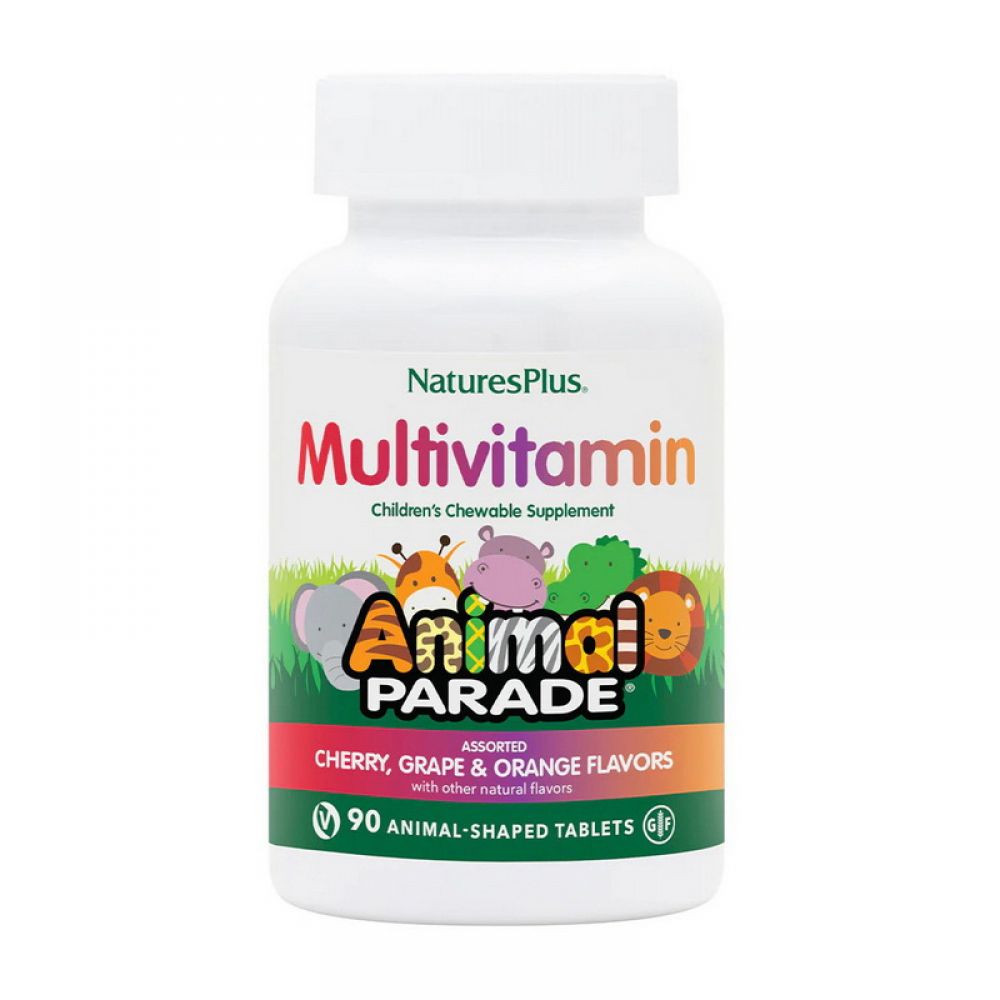 Animal Parade Children's Multi-vitamin (90 animal-shaped tabs, cherry, grape & orange)