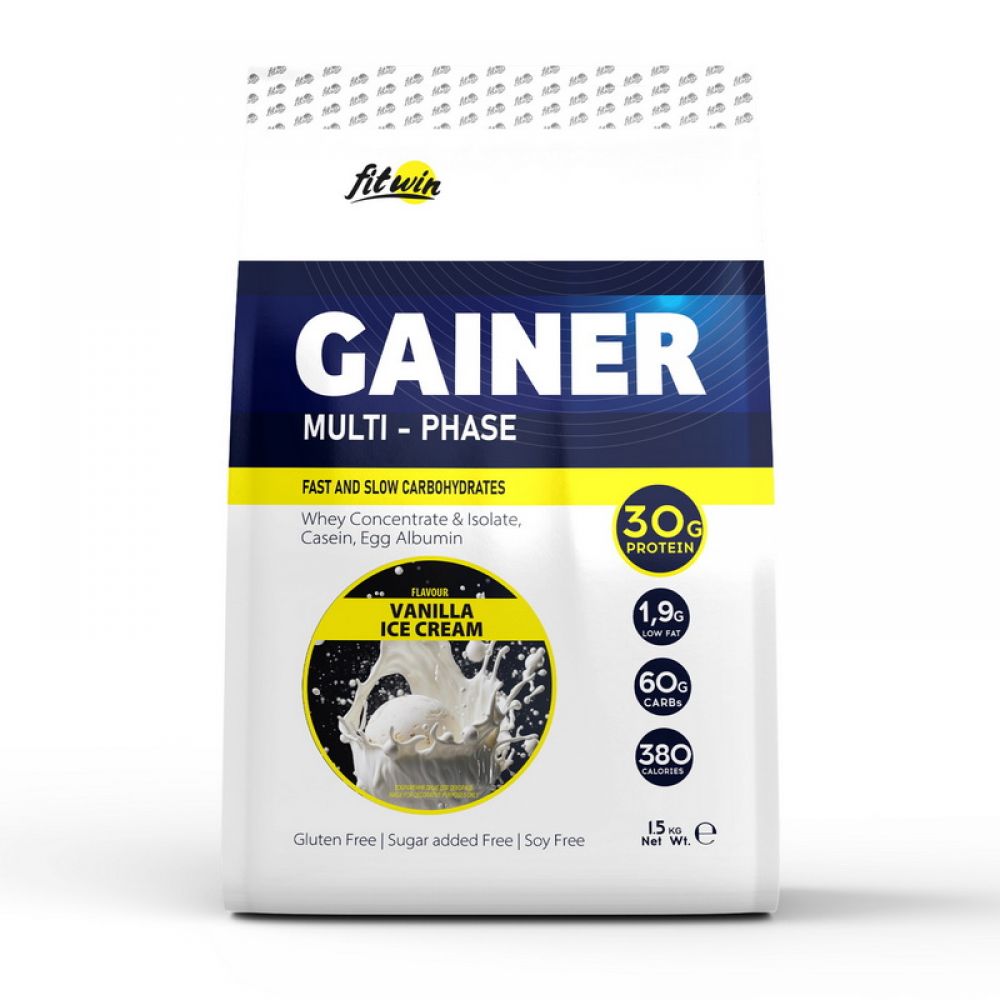 Gainer Multi-Phase (1,5 kg, vanilla ice cream)