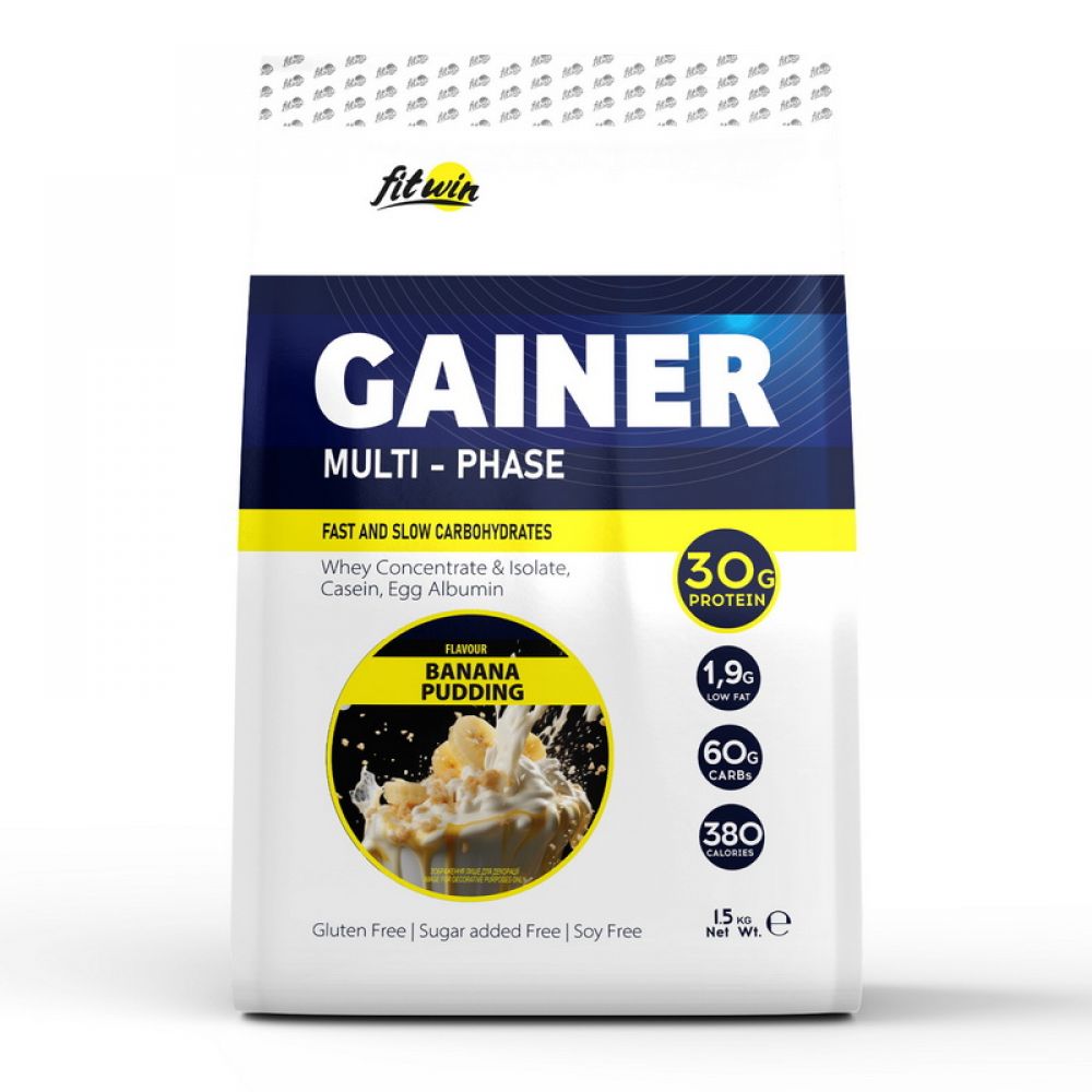 Gainer Multi-Phase (1,5 kg, banana pudding)