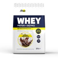 Whey Protein + Enzymes (900 g, double chocolate)