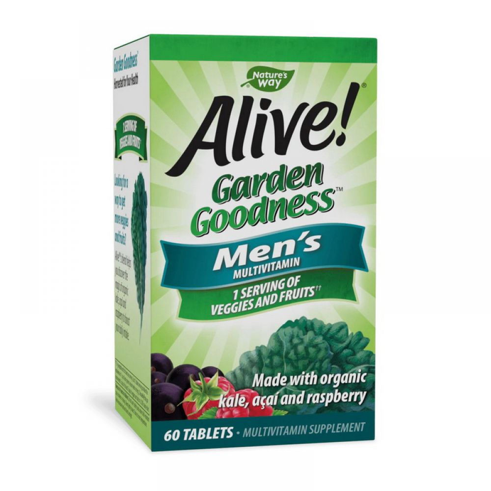 Alive! Garden Goodness Men's Ultra Multivitamin (60 tab)