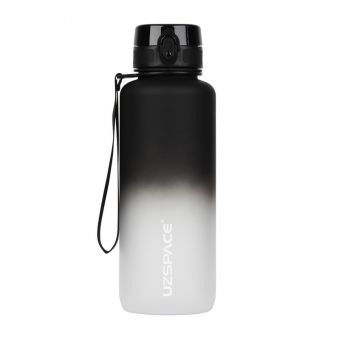 Uzspace Frosted Gradient Waterbottle 3056 (1,5 L, black/white)