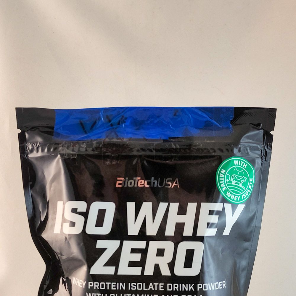 BioTech Iso Whey Zero (500 g chocolate) Порушено цілісність упаковки (500 g, chocolate)