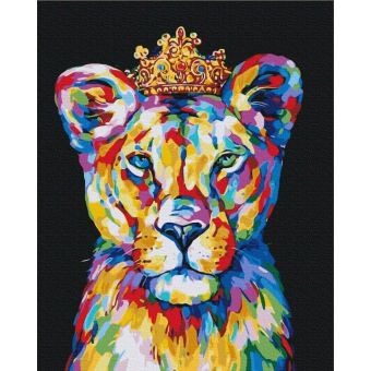 Картини за номерами "Райдужний царевич лев"