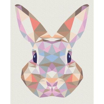 Картини за номерами "Кролик в мозаїці"