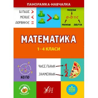 Математика (1-4 класи). Панорамка-навчалка