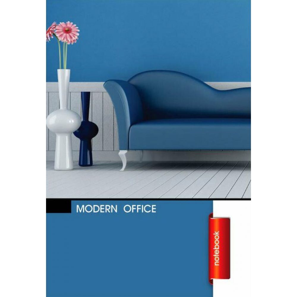 Зошит А4. Серия Modern office "Dark blue" 48 л. (скоба, лінія)