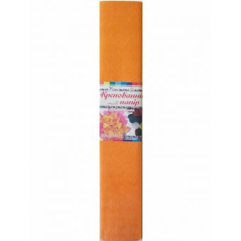 Папір кольоровий Крепований (помаранчевий) №3, 500мм/2000мм