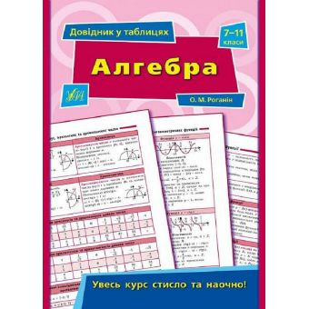 Довідник у таблицях. Алгебра. 7–11 класи