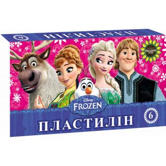 Пластилін. FROZEN. 6кольорів. 105 г. Disney