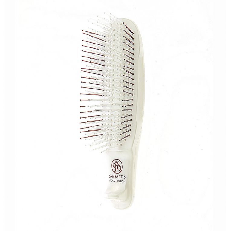 Гребінець для волосся м'які Scalp Brush Kom,Японія, біла