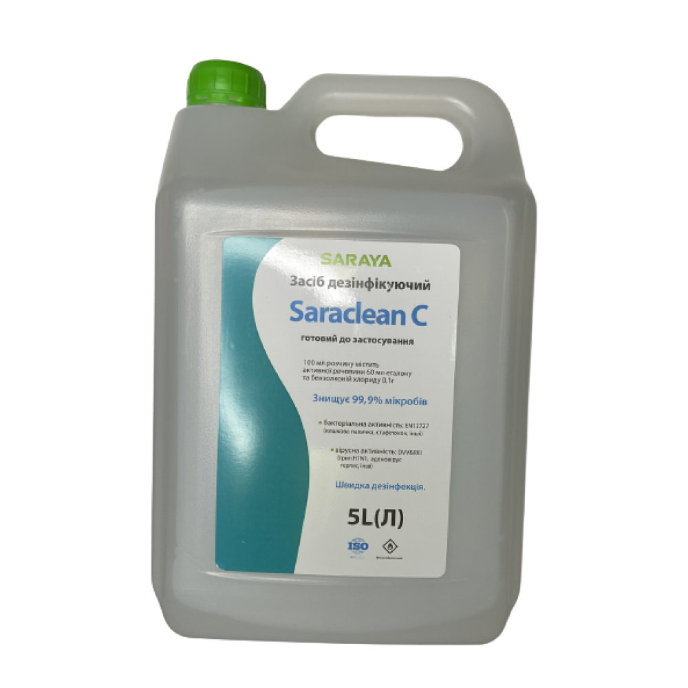 Дезінфікувальний засіб для поверхні Saraclean C, 5000 мл