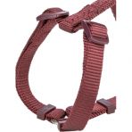 Шлея Trixie Premium H-harness для собак L–XL 75–120 см 25 мм бордовый