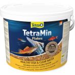 Корм сухой Tetra Min Flakes для тропических аквариумных рыбок в хлопьях 10 л/2,1 кг