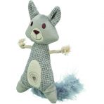 Игрушка Trixie Енот XXL плюш ткань и перья с кошачьей мятой для кошек 30 см