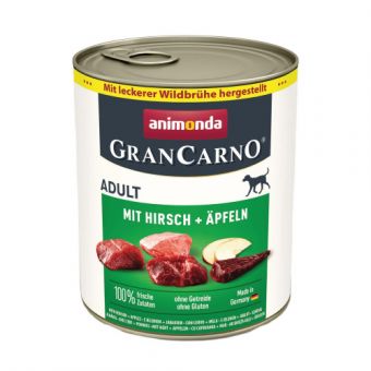 Корм влажный для собак Animonda GranCarno Adult Deer with Apple с олениной и яблоком, 800 г