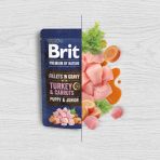 Корм влажный Brit Premium Fillets in Gravy Turkey & Carrots Puppy для щенков малых пород филе в соусе индейка и морковь 85 г