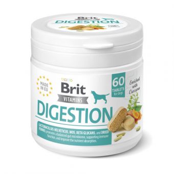 Витамины для собак Brit Vitamins Digestion для пищеварения 60 таблеток