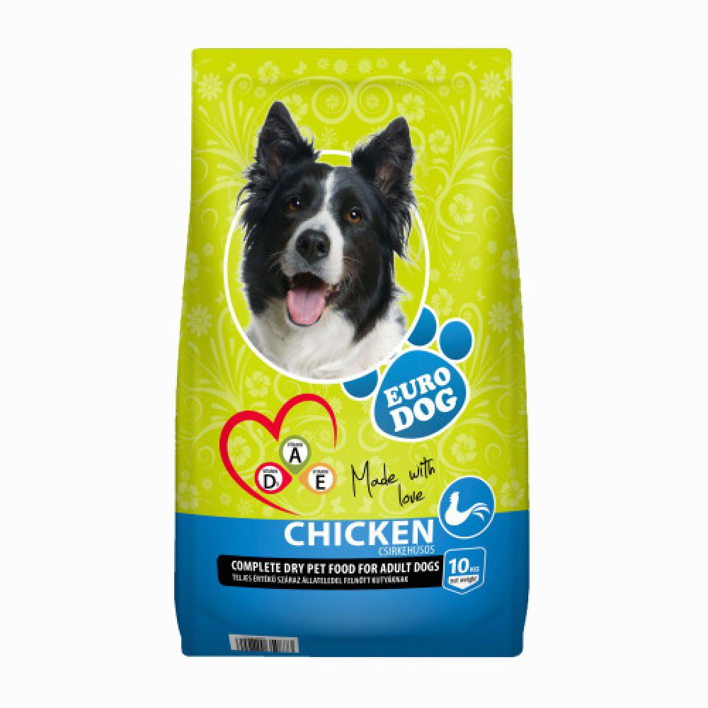 Корм сухий EuroDog Chicken для собак з курятиною 10 кг