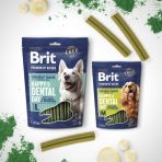 Лакомства для собак средних пород Brit Premium Dental Snacks M с коллагеном и спирулиной 180 г