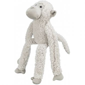 Іграшка Trixie для собак Мавпа зі звуком поліестер біла 40 см