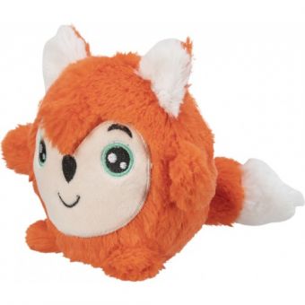 Игрушка Trixie для собак Лиса с эффектом памяти полиэстер оранжевая 11 см