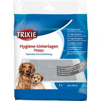 Пелюшки для собак Trixie з активованим вугіллям, 40 х 60 см, 7 шт