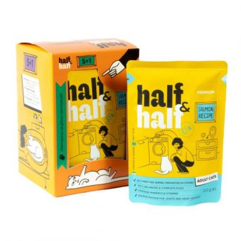 Набор влажных кормов Half&Half 