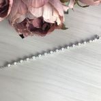 Срібний браслет з опалом 4.54ct, вага виробу 8,1 г (2015772) розмір 1821