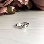 Серебряное кольцо с без камней, вес изделия 1,69 гр (2030010) 17 размер
