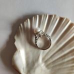 Серебряное кольцо с натуральным жемчугом 3.5ct, вес изделия 4,68 гр (2122340) 16.5 размер