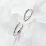 Срібні сережки з фіанітами (2143857)
