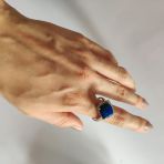 Серебряное кольцо с опалом 2.986ct, вес изделия 4,21 гр (2125297) 20 размер